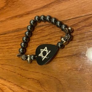 Electric Picks Rock n Roll Bracelet w Jewish Star